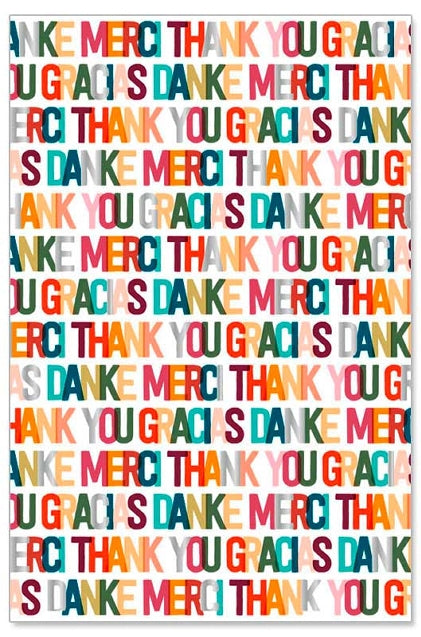 
                
                    Load image into Gallery viewer, Greeting Card (All Occasions) - Colourful Thank You
                
            