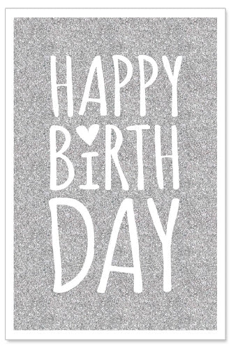 Greeting Card (Birthday) - Birthday Full of Glitter