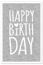 Greeting Card (Birthday) - Birthday Full of Glitter