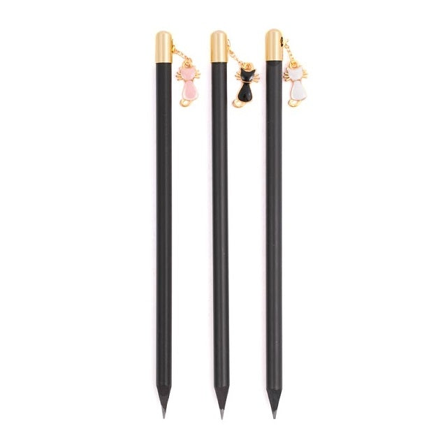 Writing Instrument - Luxury Lead Pencil with CAT Accent (BLACK)