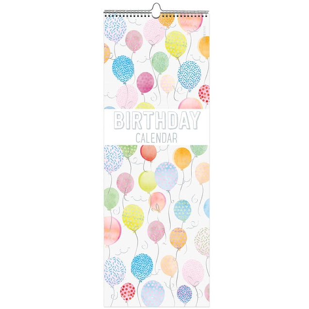 Birthday Calendar - Birthday Balloons