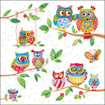 Lunch Napkin - Owls in Summerland