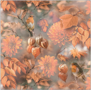 Lunch Napkin - Orange Autumn