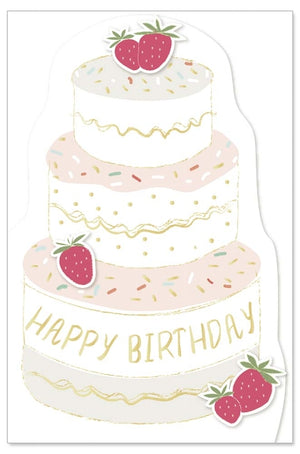 Greeting Card (Birthday) - 3D Birthday Cake