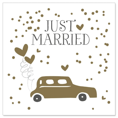 MINI Greeting Card (Wedding) - Just Married