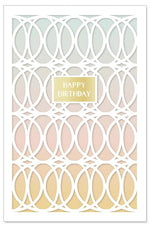 Carte de vœux (anniversaire) – Anniversaire chic (découpée au laser)