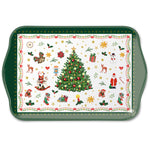 TRAY - Christmas Evergreen WHITE (13 x 21 cm)