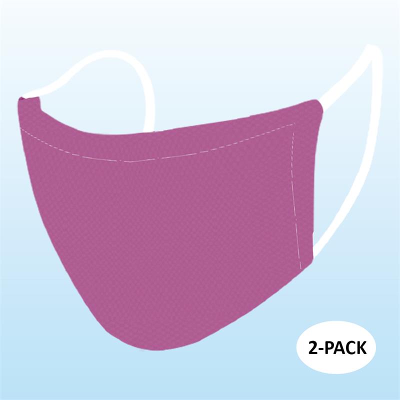 Face Mask - Purple (Adult) - 2 PACK