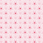 Lunch Napkin - Hearts in Hearts PINK