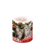 Candle SMALL - Christmas Kitten