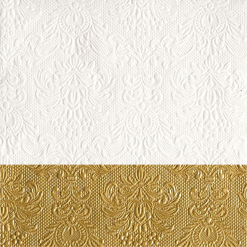 
                
                    Load image into Gallery viewer, Lunch Napkin - Elegance Dip GOLD
                
            