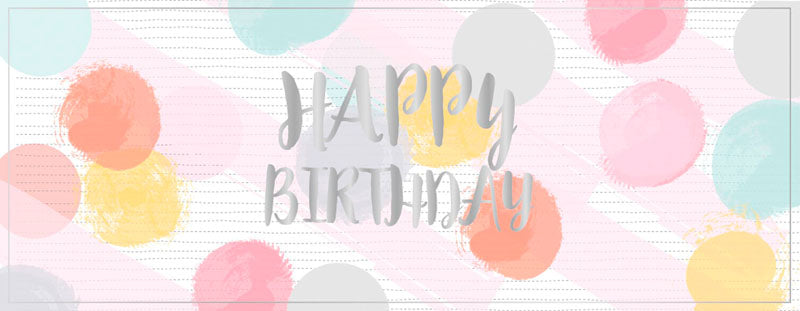
                
                    Load image into Gallery viewer, LONG Greeting Card (Birthday) - Colourful Birthday
                
            