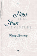 Greeting Card (Birthday) - New Year New Adventure