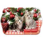 TRAY - Christmas Kitten (13 x 21 cm)