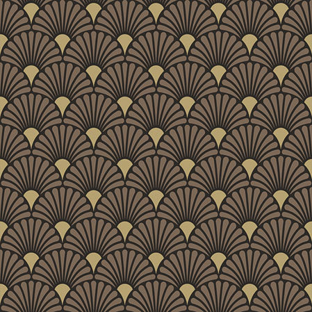 
                
                    Load image into Gallery viewer, Cocktail Napkin - Art Deco BLACK-GOLD
                
            