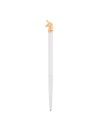 Writing Instrument - Luxury Pen with UNICORN Accent (WHITE)