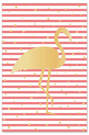 Greeting Card (All Occasions) - Golden Flamingo