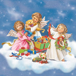 Lunch Napkin - Angels with Toys