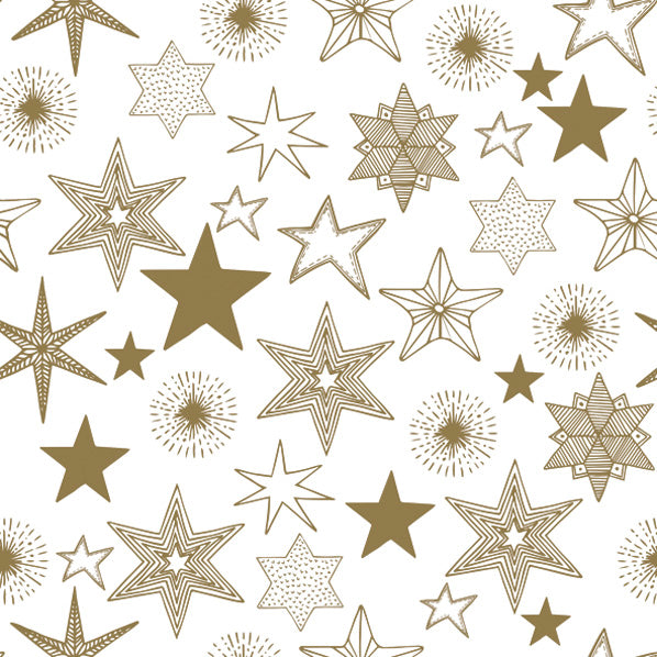 Lunch Napkin - Gold Stars