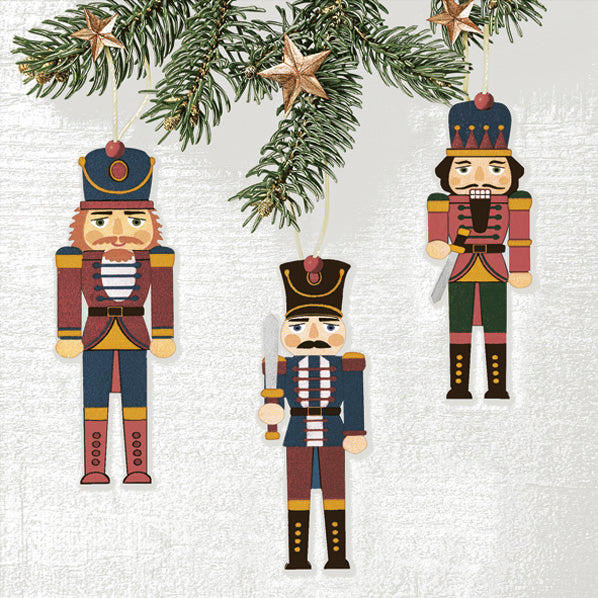 
                
                    Load image into Gallery viewer, Lunch Napkin - Wooden Nutcrackers
                
            