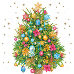 Lunch Napkin - Photo Christmas Tree