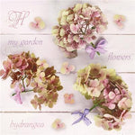 Serviette à Déjeuner - Fleurs d'Hortensia