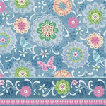 Serviette de table - Motif Mandalas Bleus