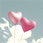 Lunch Napkin - Balloon Hearts