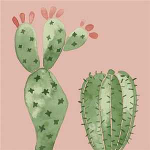 Lunch Napkin - Watercolour Cactuses