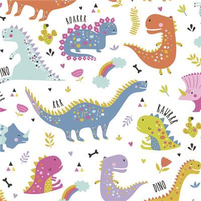 Serviette de table - Dinosaures rigolos