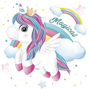 Serviette de table - Licorne Magique