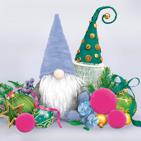 Lunch Napkin - Gnome among Baubles