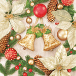 Serviette Déjeuner - Composition Jingle Bells