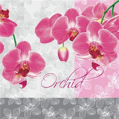 Serviette à Déjeuner - Orchidée Romantique