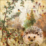 Lunch Napkin - Autumn Hedgehog