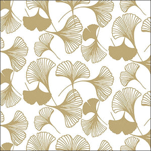
                
                    Load image into Gallery viewer, Lunch Napkin - Gingko GOLD
                
            