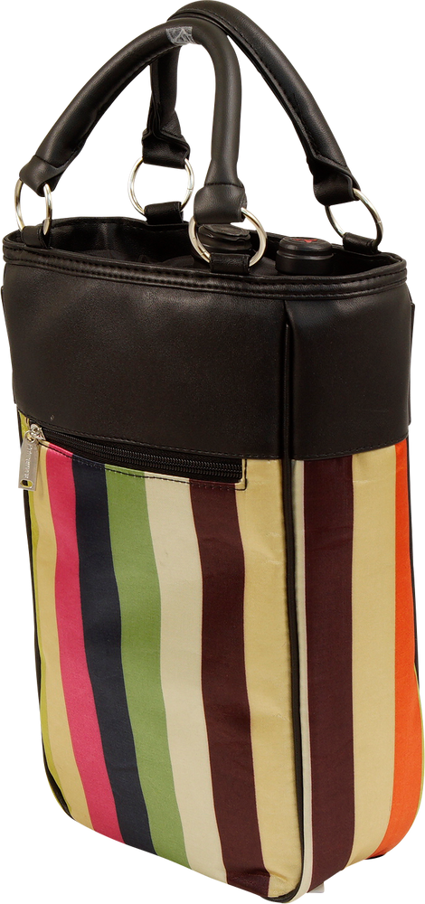 
                
                    Load image into Gallery viewer, Wine Tote - STRIPES - 2 Bottle Wine Tote HARMONY
                
            