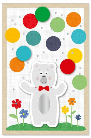 Greeting Card (Birthday) - 3D Birthday Bear