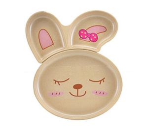 
                
                    Load image into Gallery viewer, Rice Husk Collection - Husk Baby RABBIT Plate Collection (2 pc)
                
            