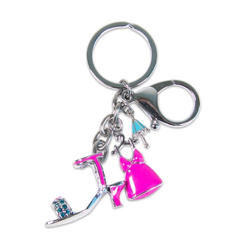 
                
                    Load image into Gallery viewer, Key Chain - Ladies Assorted with Jewel Accents
                
            