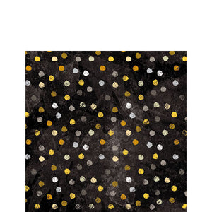 
                
                    Load image into Gallery viewer, Cocktail Napkin - Swirling Dots BLACK
                
            